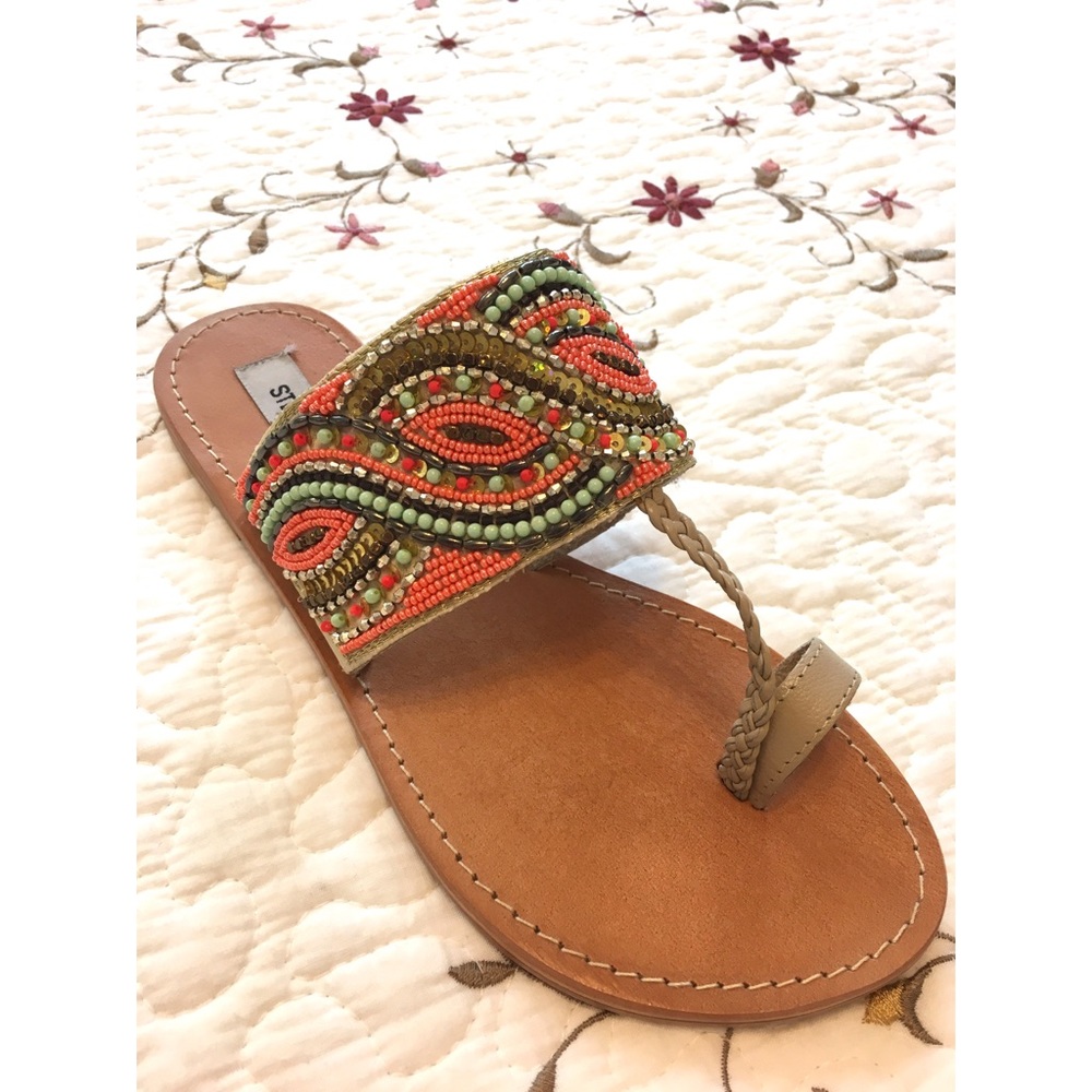 Steve Madden Beaded Gladiator Sandals